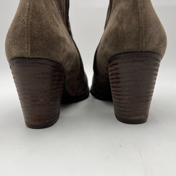 Paul Green Jax Suede Brown Booties Size 5.5 (US 8) - Picture 5 of 9